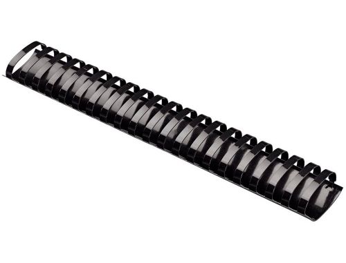 Espiral q-connect redonda 51 mm plastico preto capacidade 490 folhas caixa de 10 unidades , Q-connect , 63435 , 5705831158672